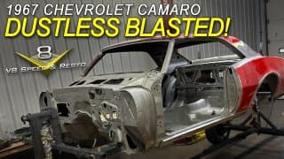 V8TV: Stripping a 1967 Chevrolet Camaro SS with Dustless Media Blasting